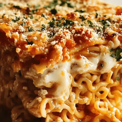 Ramen noodle lasagna a unique twist on a classic
