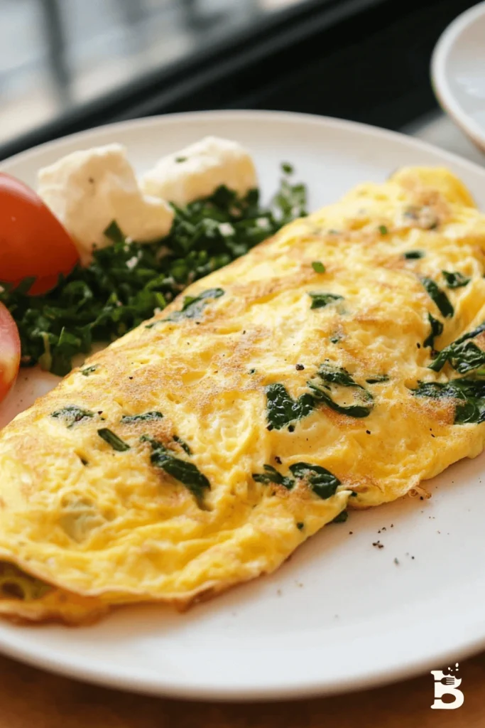 Spinach Omelette: A Nutritious and Delicious Breakfast Choice-3