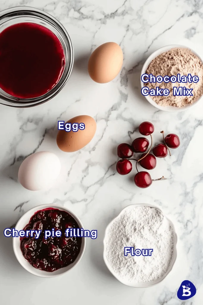 Chocolate Cherry Cake: Your Go-To Dessert for Indulgence and Elegance-ingredients