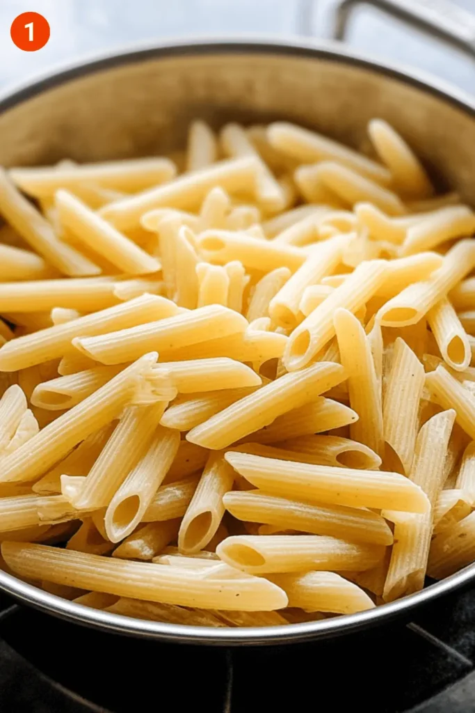 Caesar Salad Pasta A Fusion of Classic Flavors and Comfort-Step1