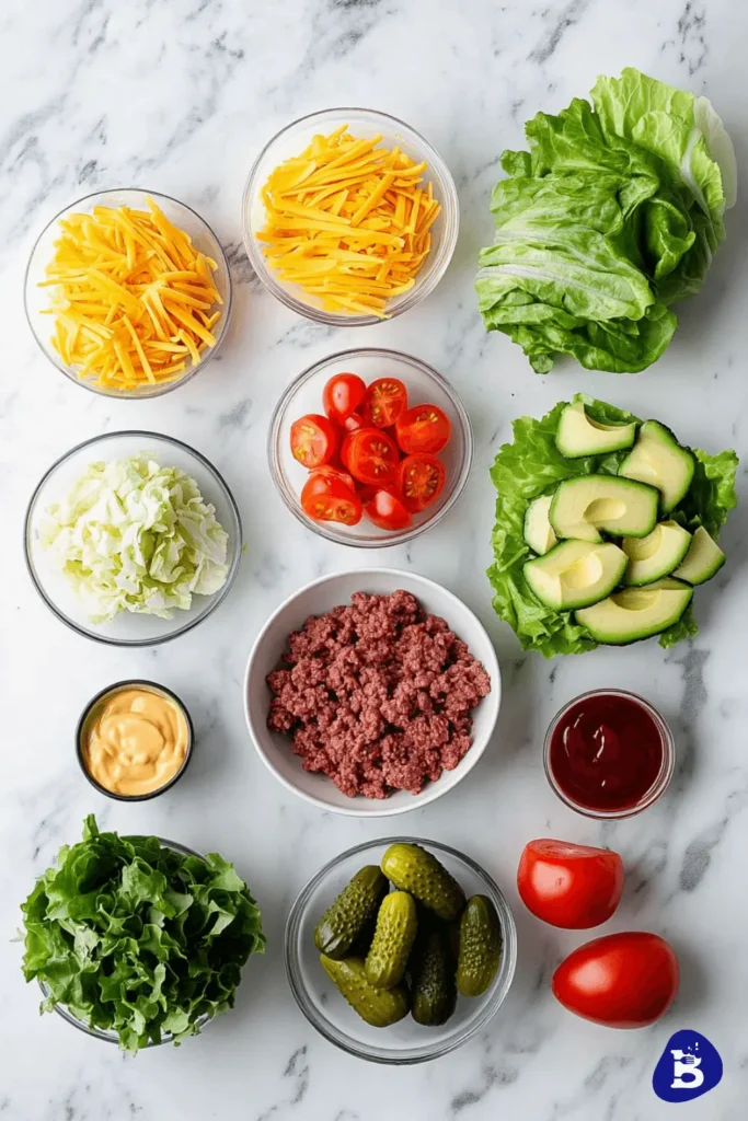Cheeseburger Bowl Recipe A Delicious Twist on a Classic Favorite-Ingredients