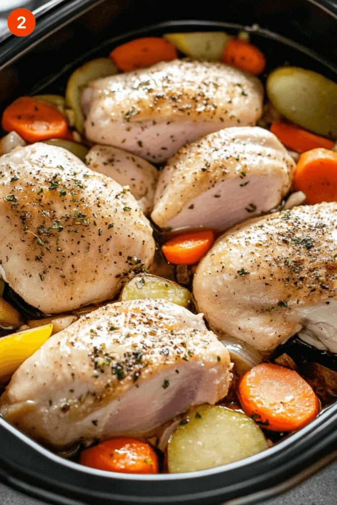Chicken Potato Crock Pot A Comforting and Effortless Meal-Step2