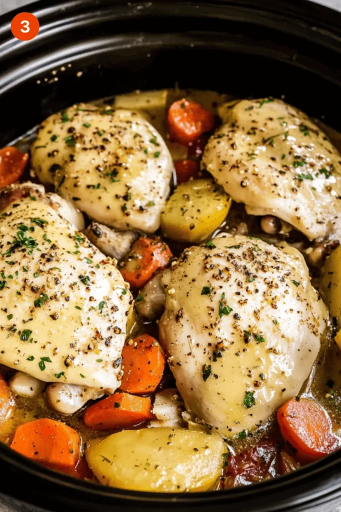 Chicken Potato Crock Pot A Comforting and Effortless Meal-Step3