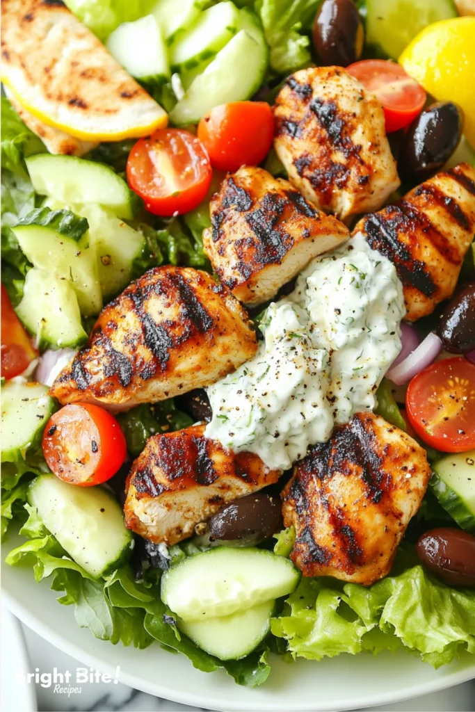 Greek chicken salad