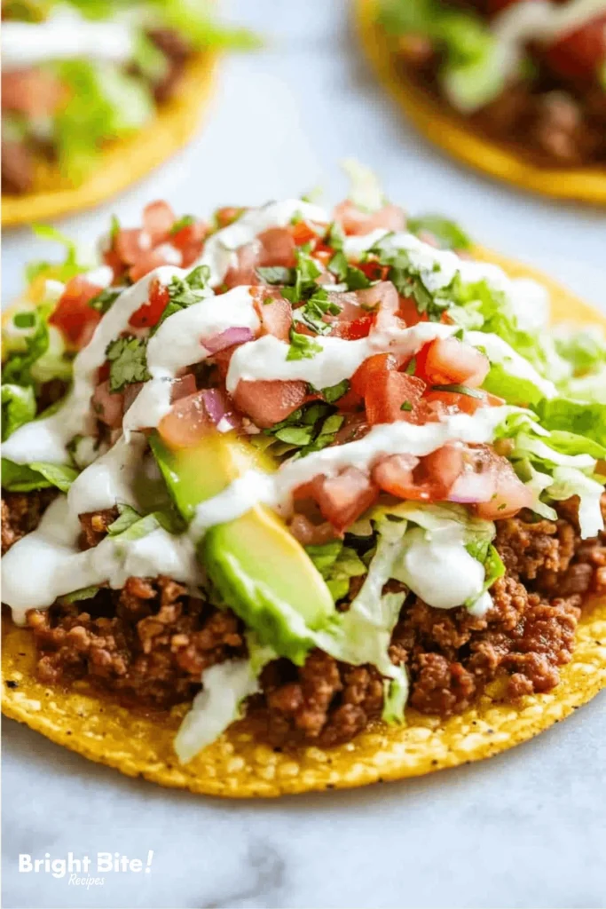 beef tostada recipe