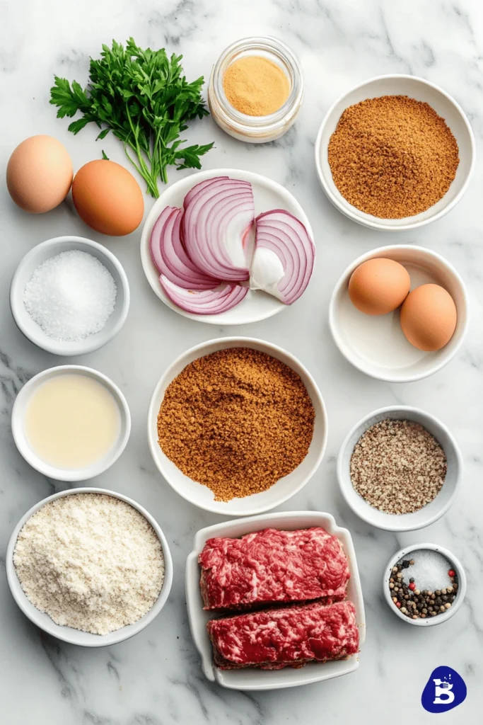 Lipton meatloaf-Ingredients