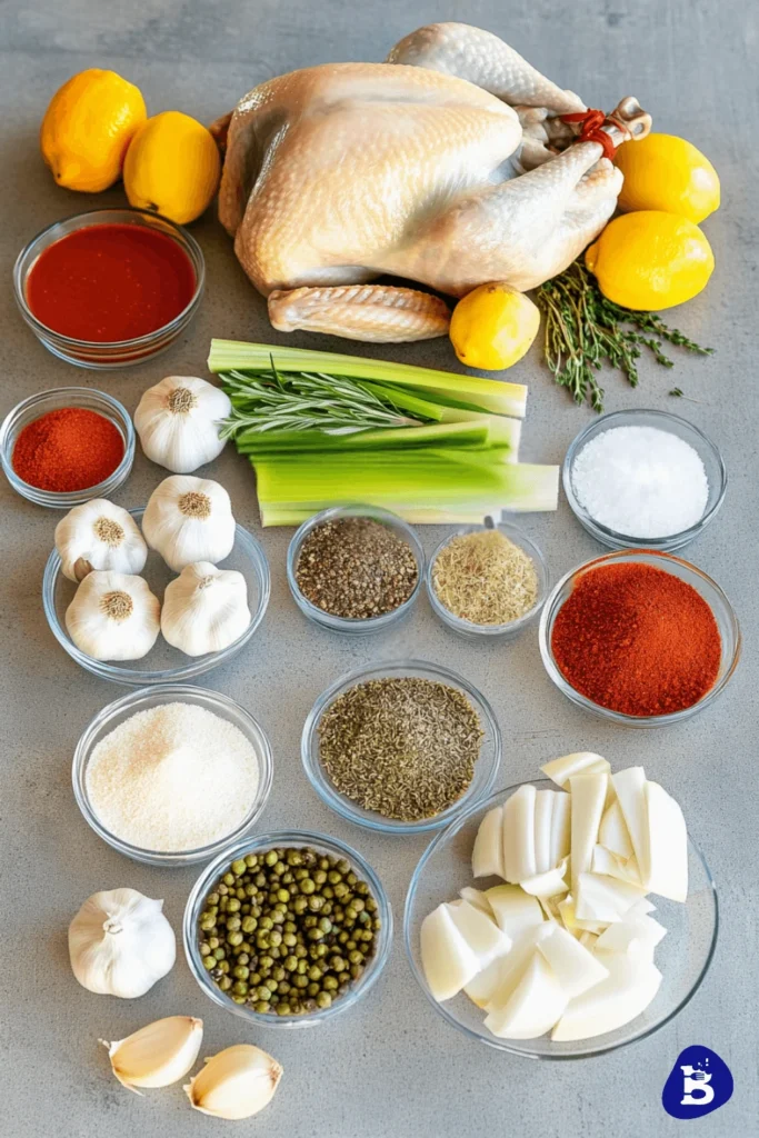 Cajun roasted turkey-Ingredients