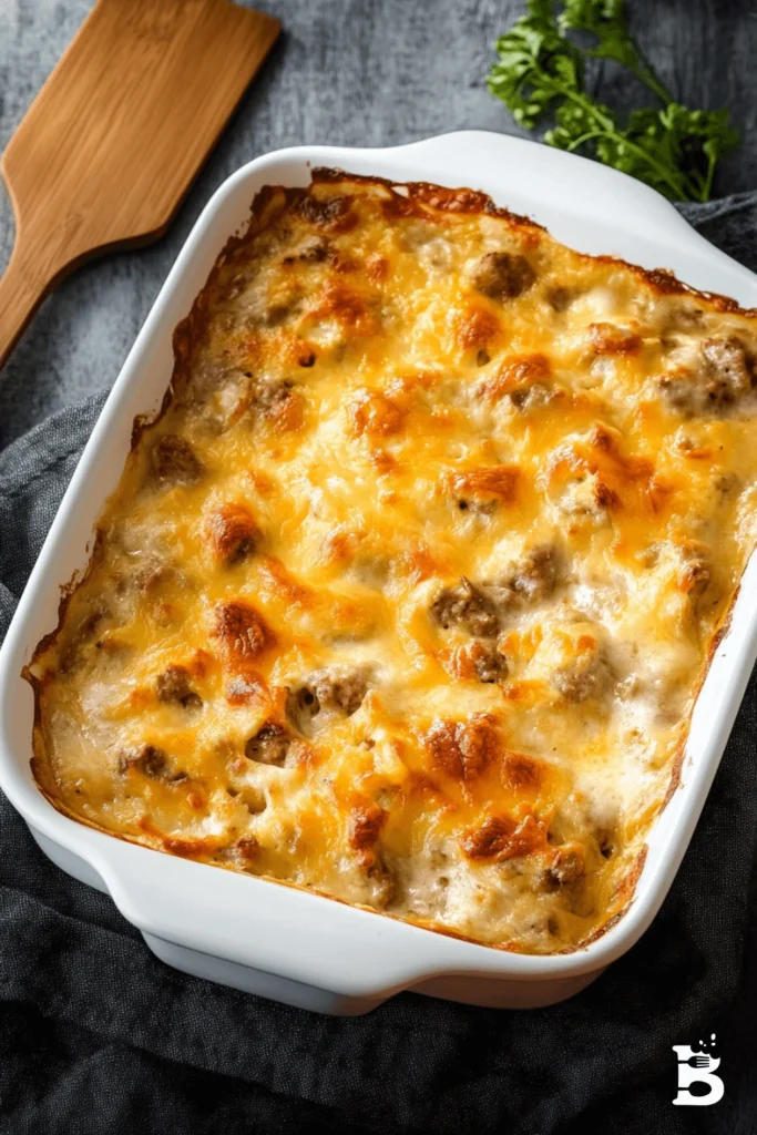 sausage and gravy casserole-1