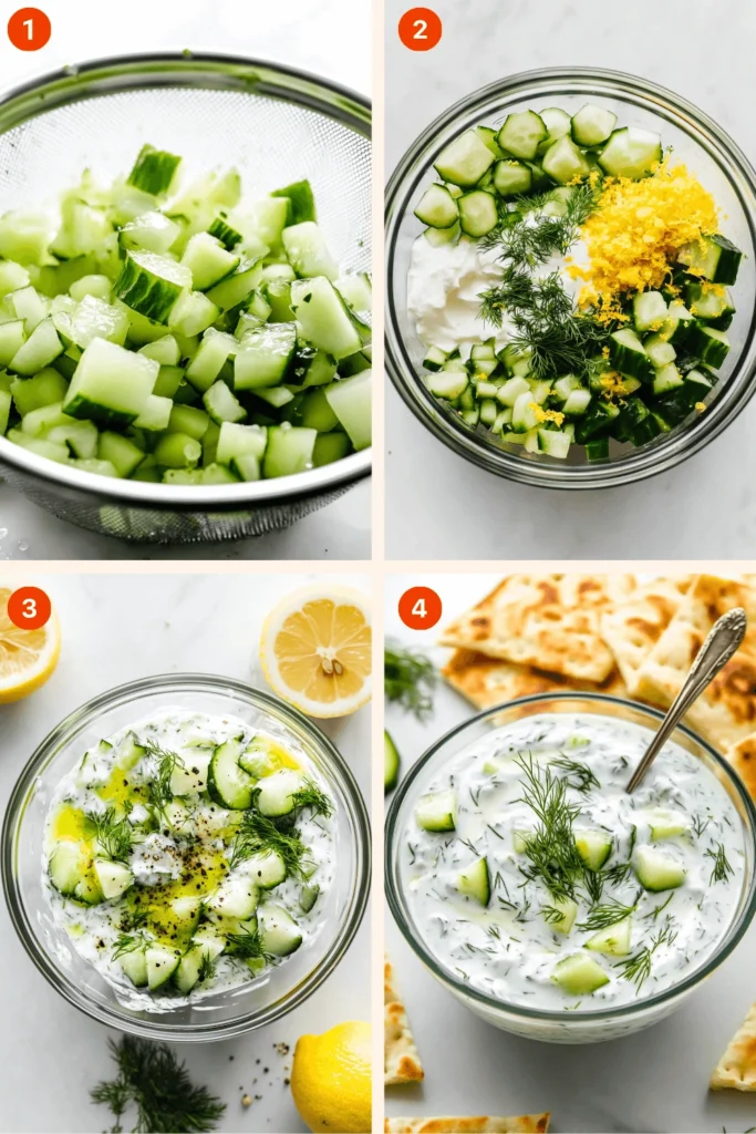 Tzatziki Sauce-Instructions