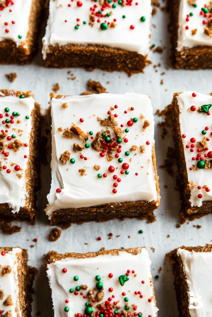 gingerbread cookie bars-1