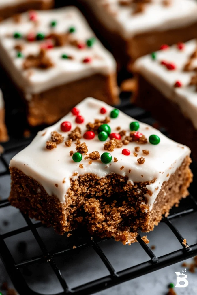gingerbread cookie bars-2