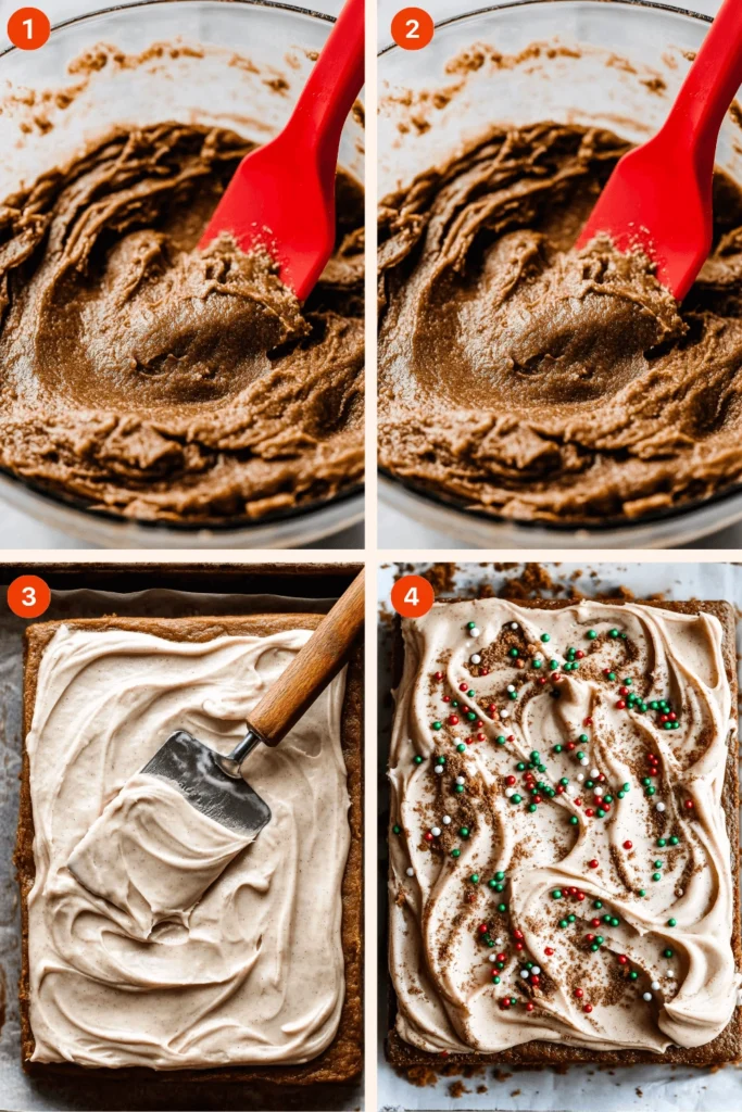 gingerbread cookie bars-Instructions